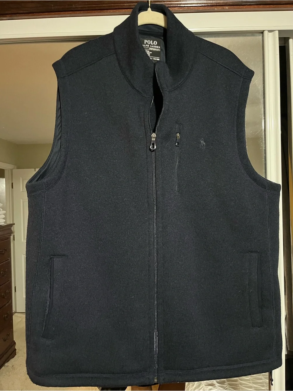 Polo Ralph Lauren Dark Navy Zip Fleece Vest